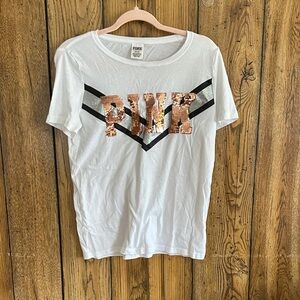 PINK Victoria's Secret Sequin Tshirt